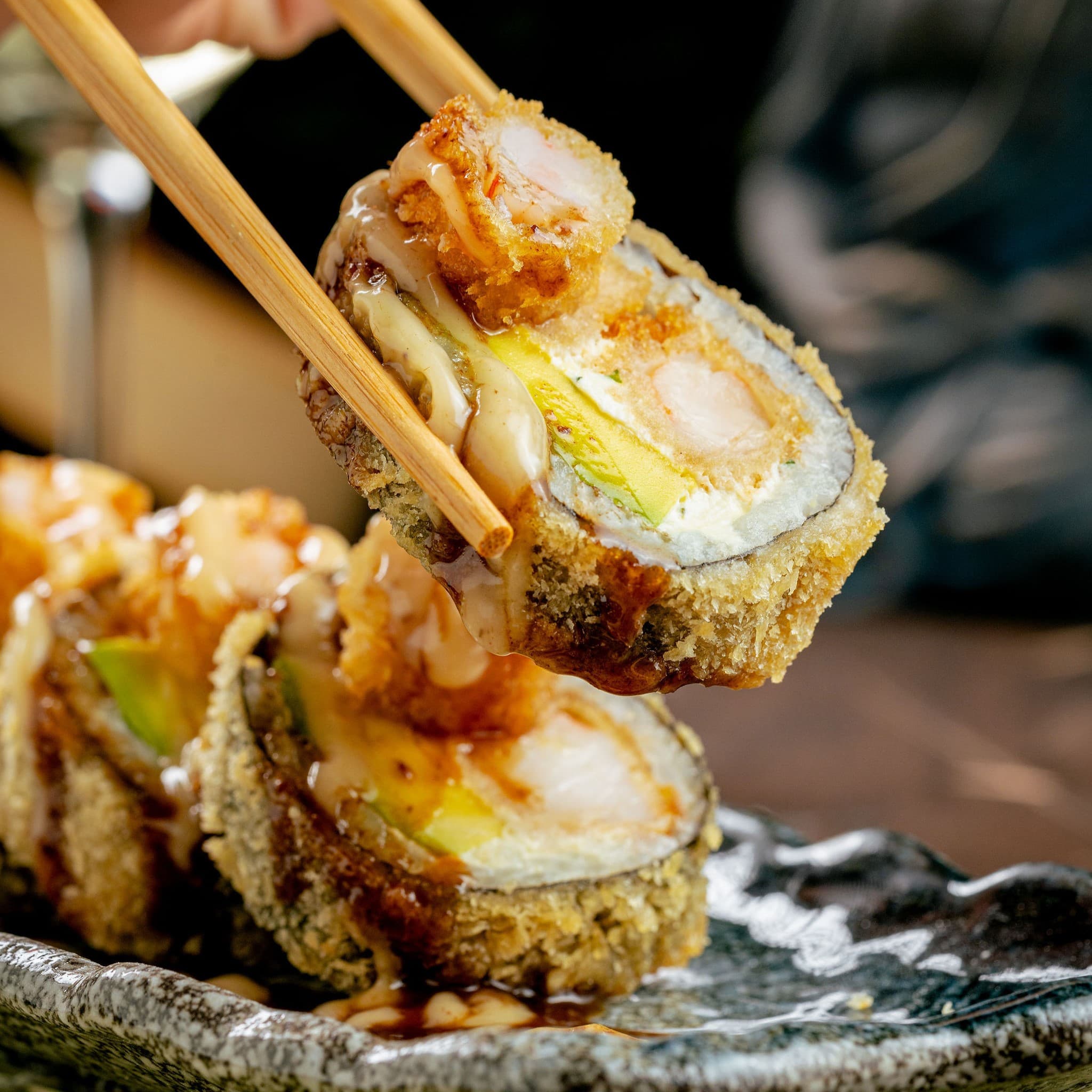 Imagen de Ebi crunch especial roll